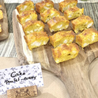 Prestation d'octobre 2025 - cake poulet curry